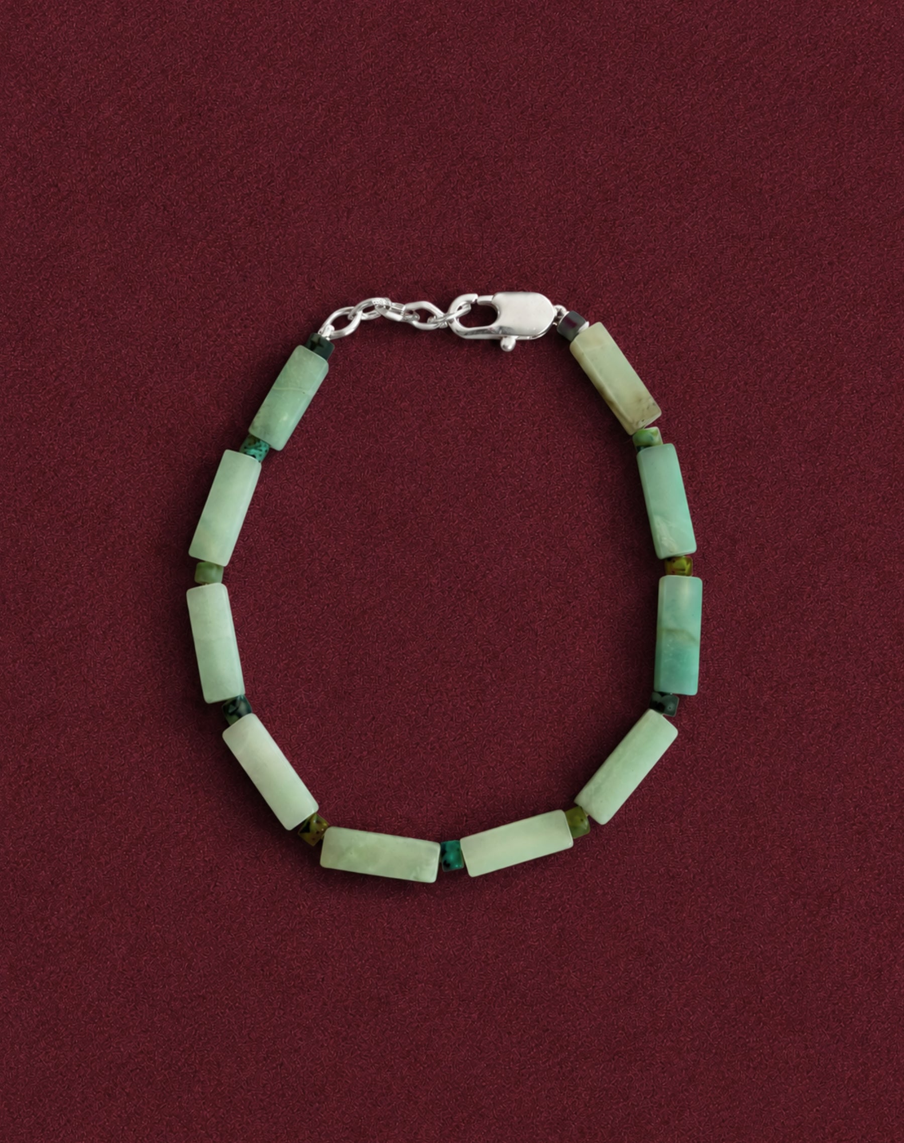 Bracelet à perles rectangles