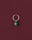 TU / Argent 925 & Jaspe Vert / Boucle d