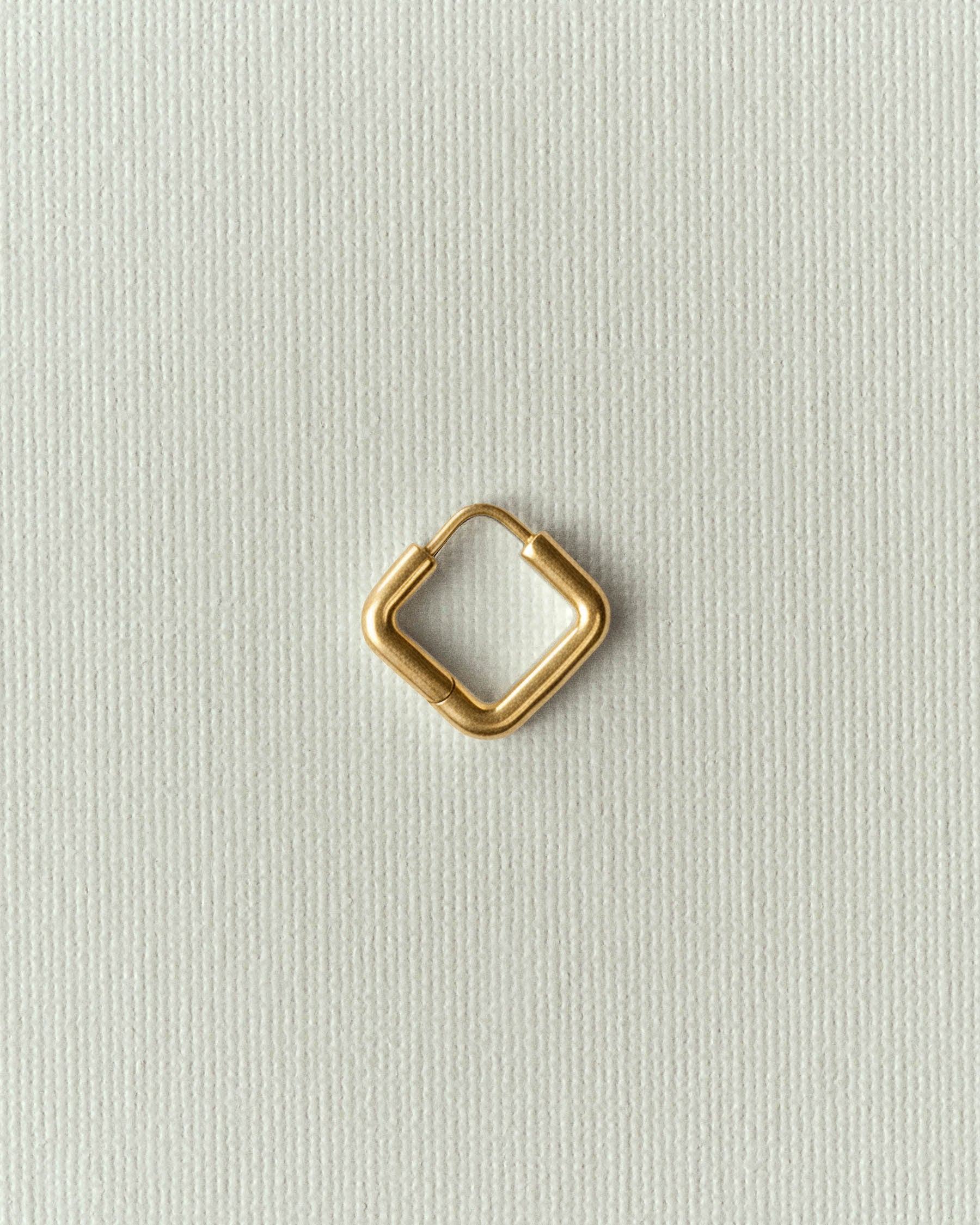 Square hoop earring