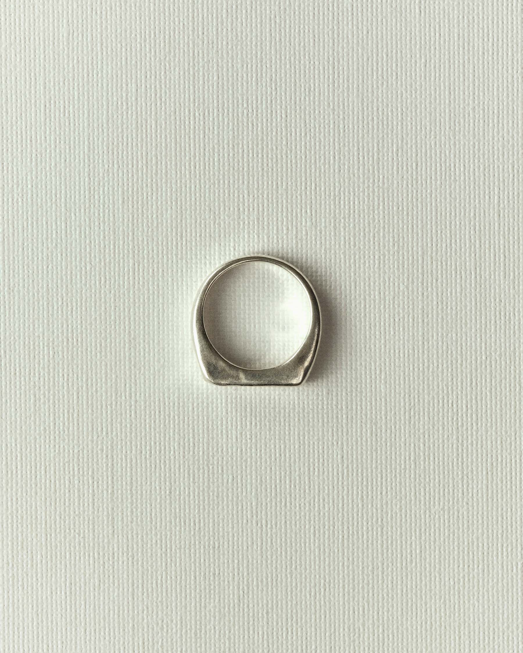 Thin organic signet ring
