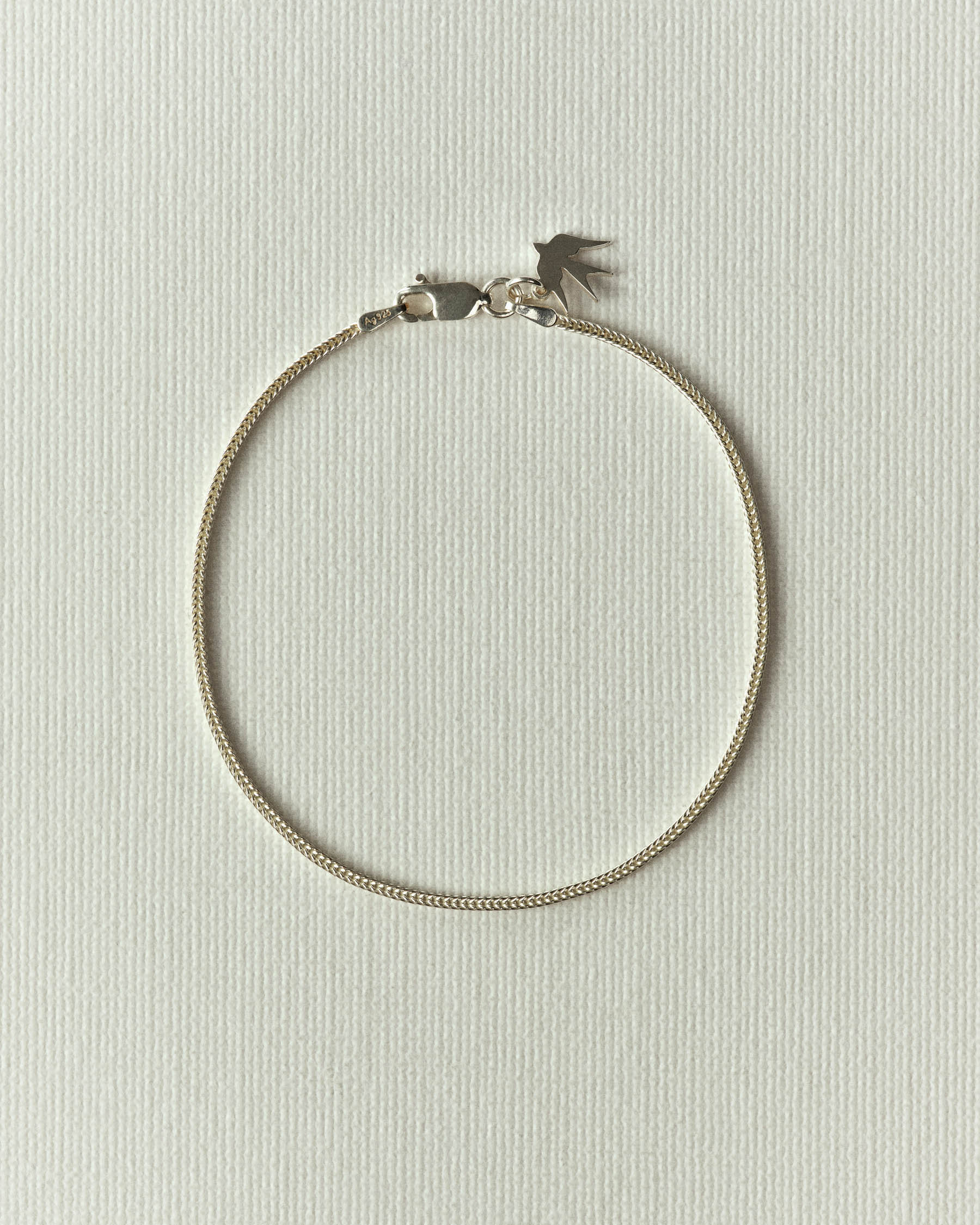 Fine snake chain bracelet