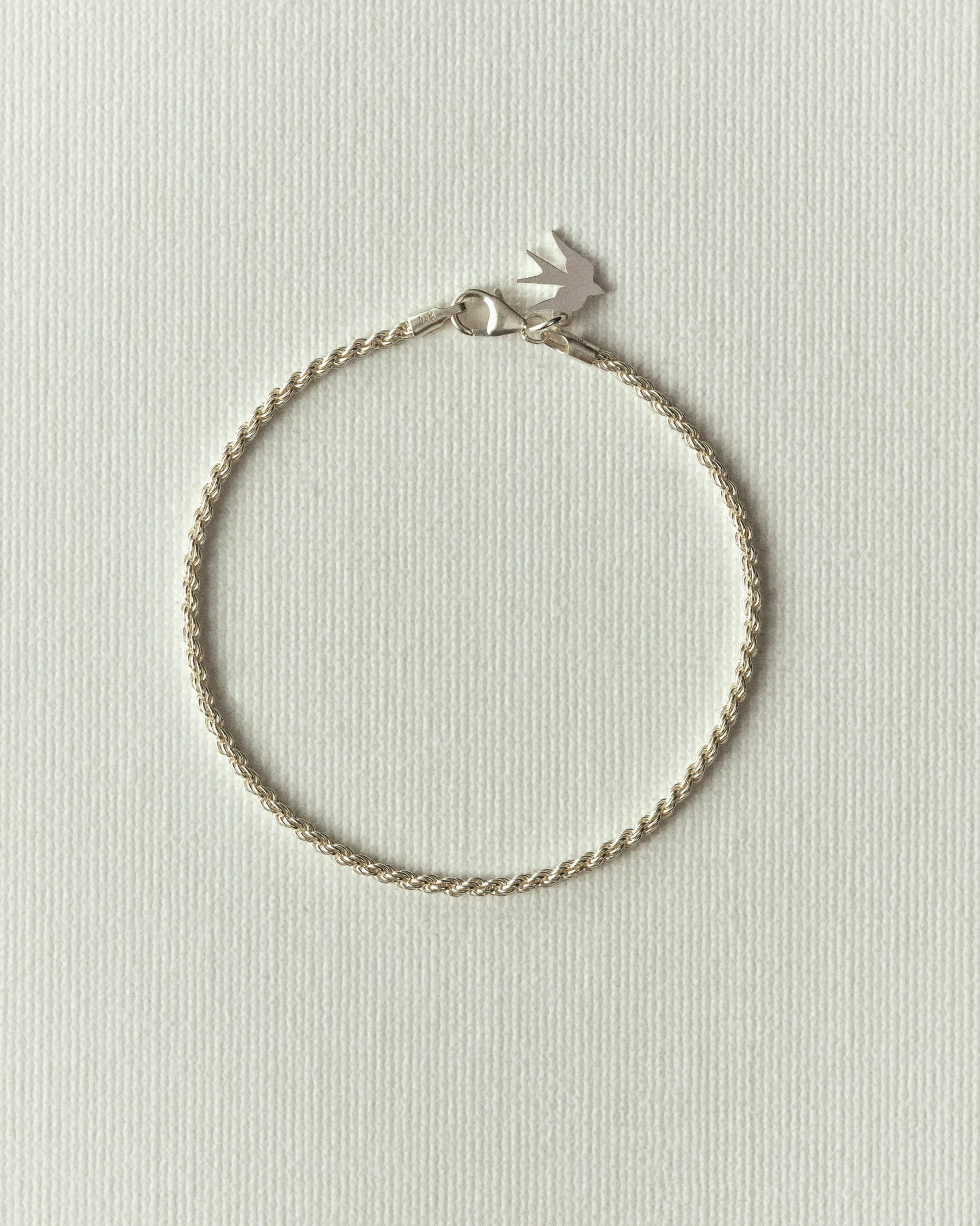 Bracelet chaine maille corde