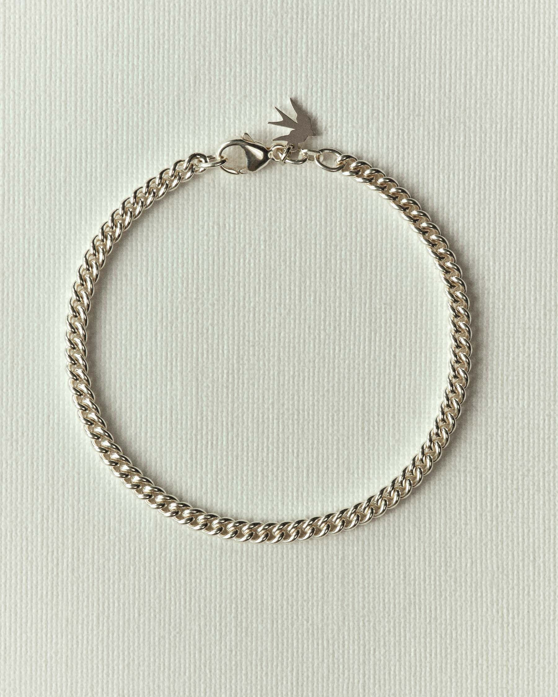 Round curb chain bracelet