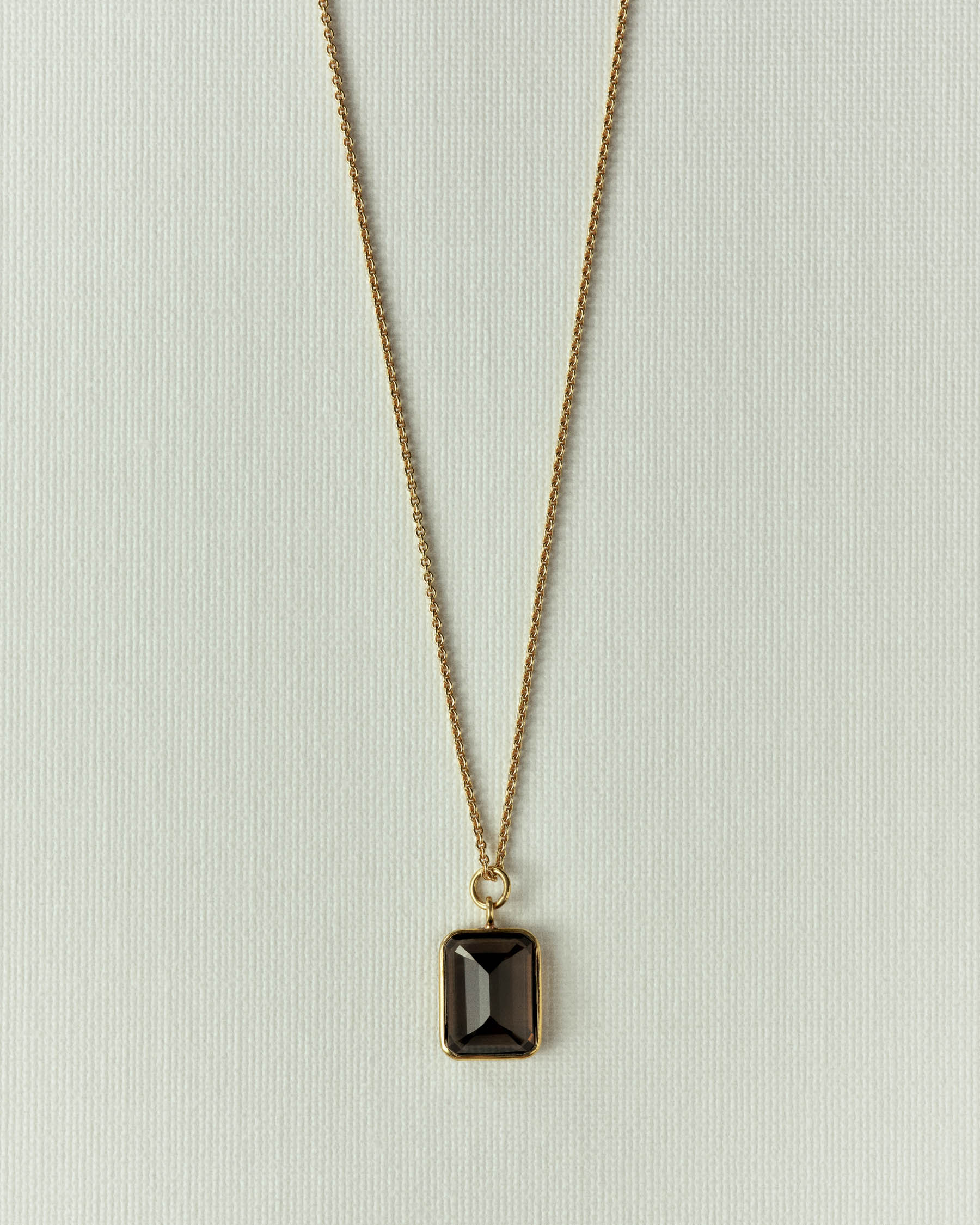 Rectangular stone pendant