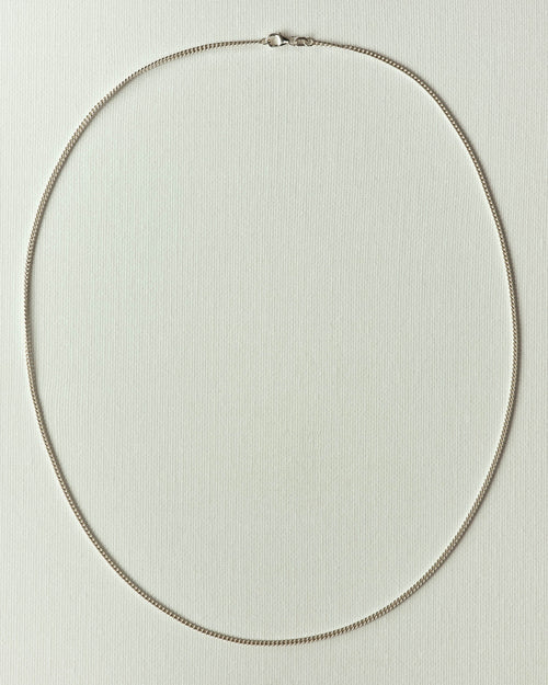 Fine curb chain necklace