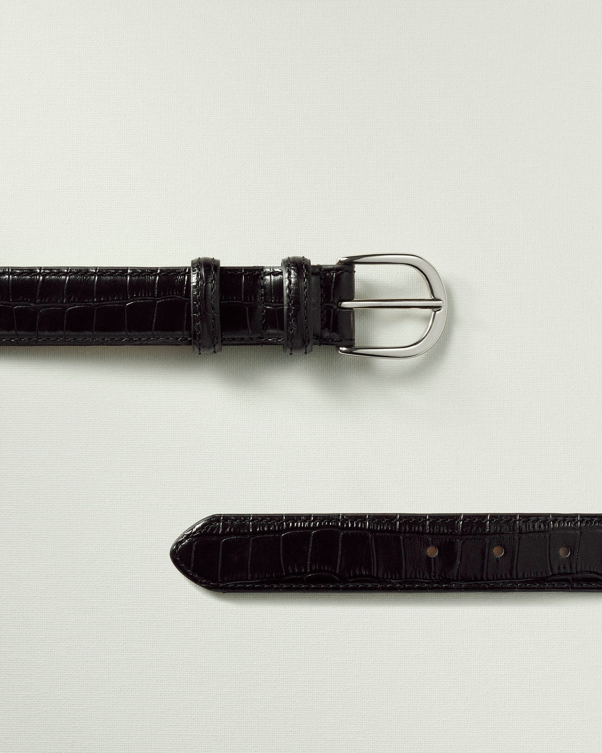 Leather belt