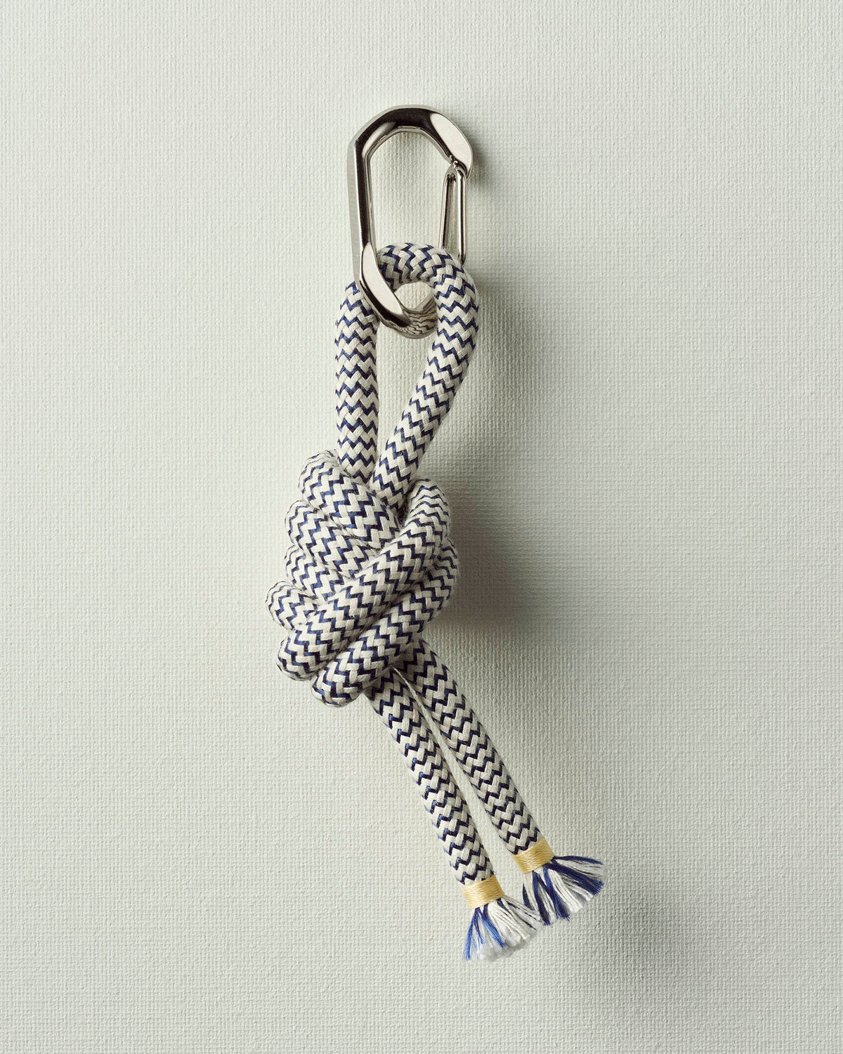 Rope knot keychain