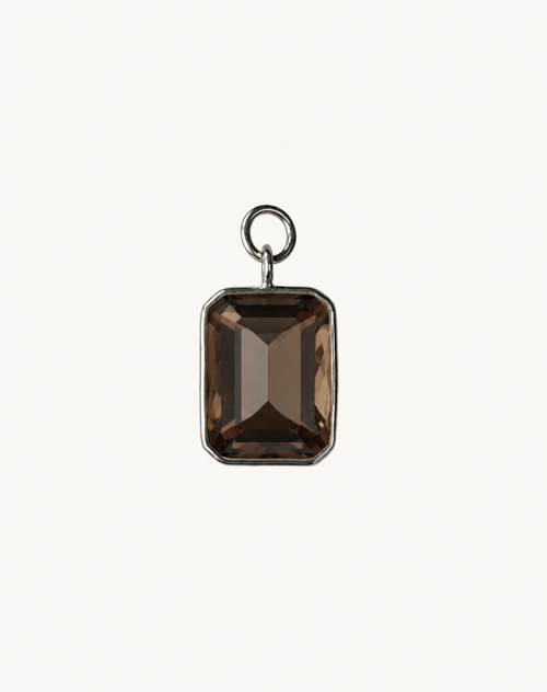 Rectangular stone pendant