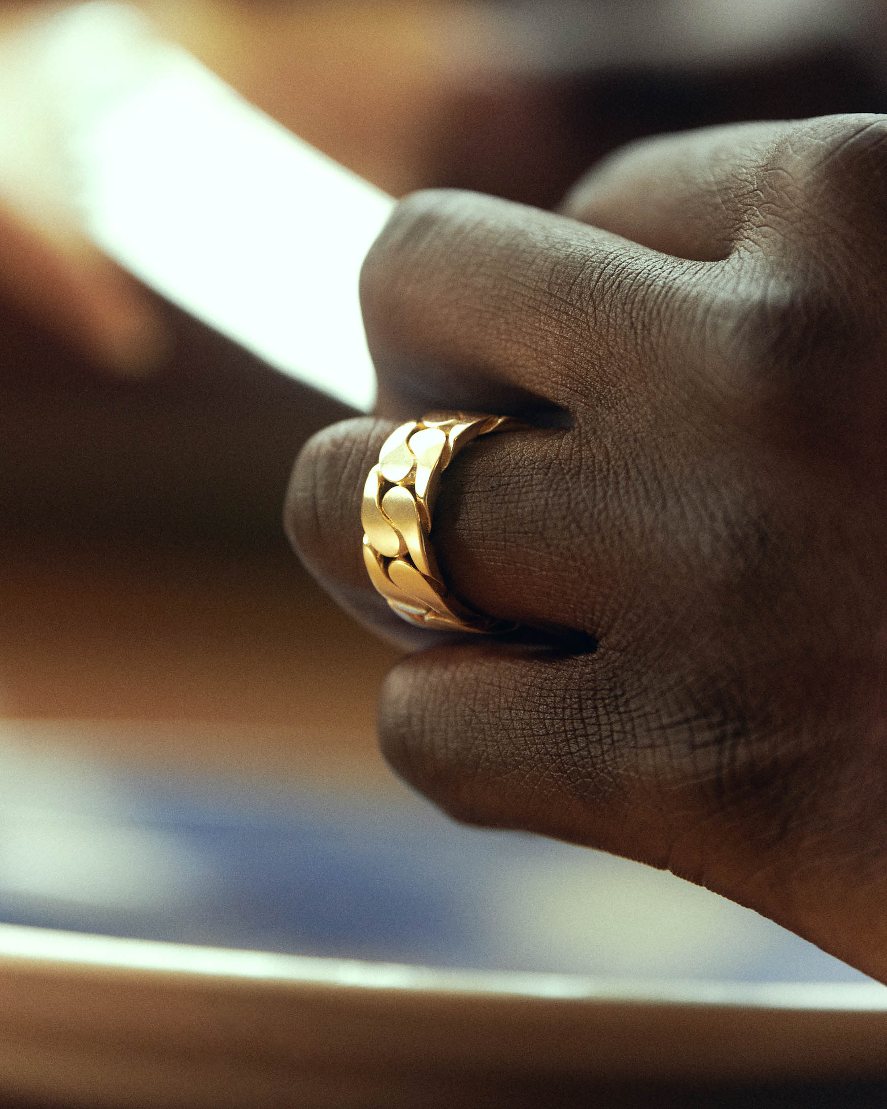 Bague maille cubaine 