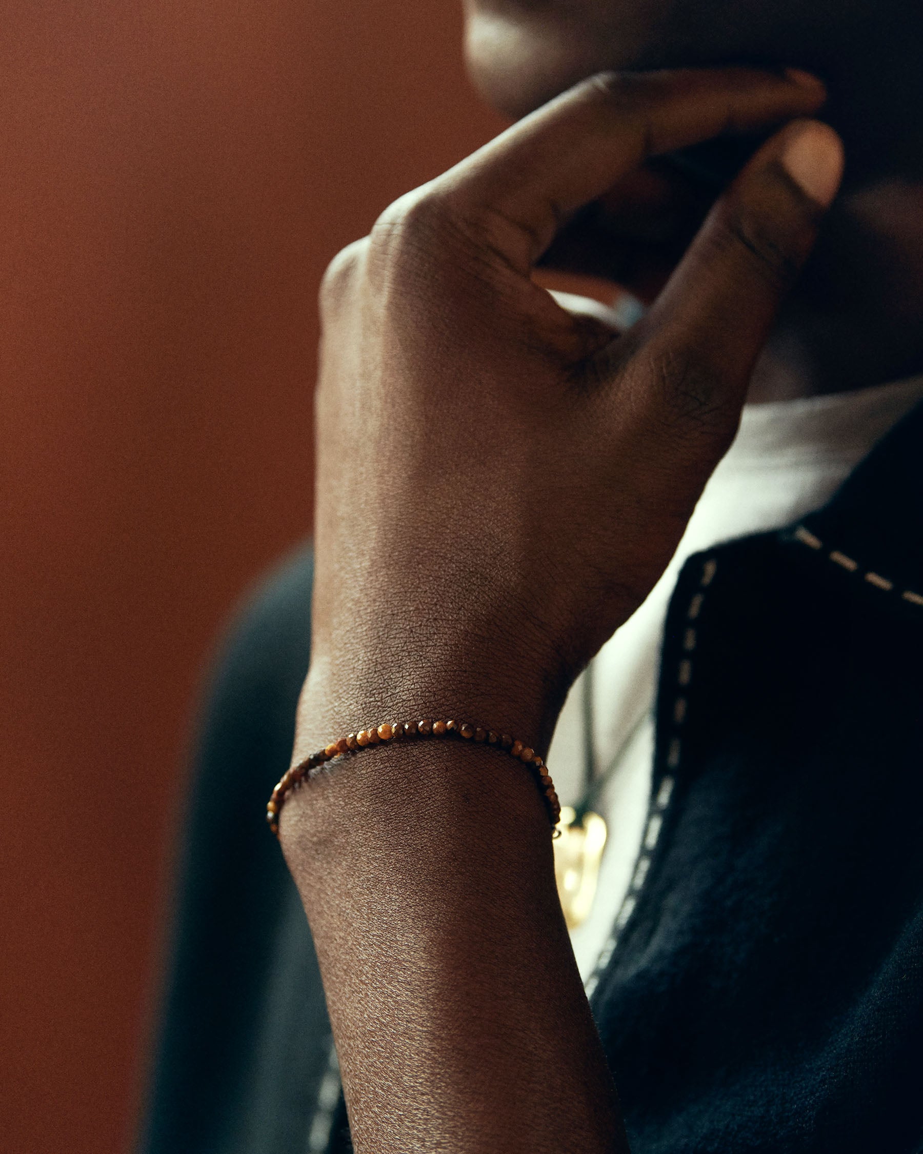 Fine faceted stone bracelet