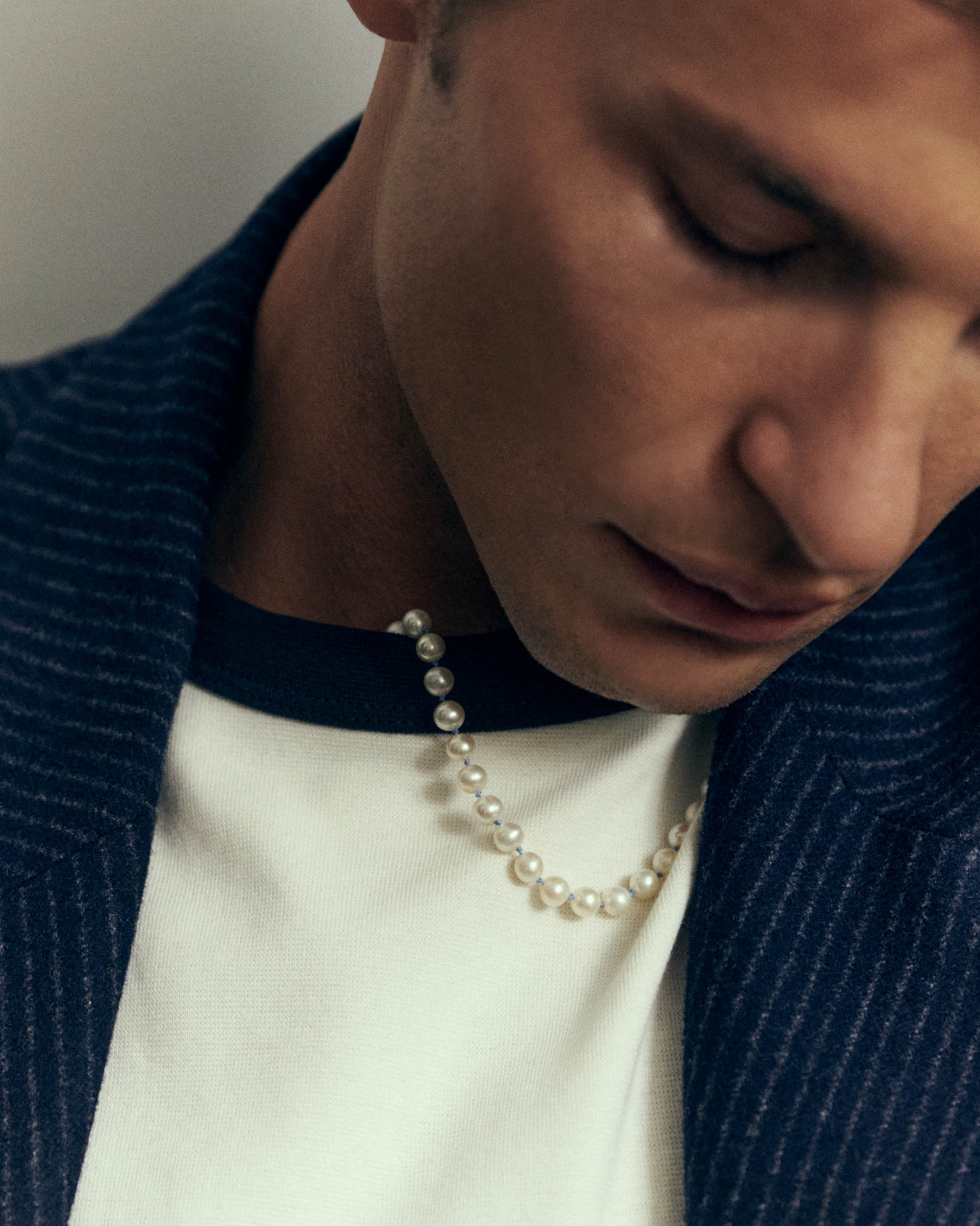 Collier de perles de nacre 6 mm