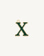X / Gold plated