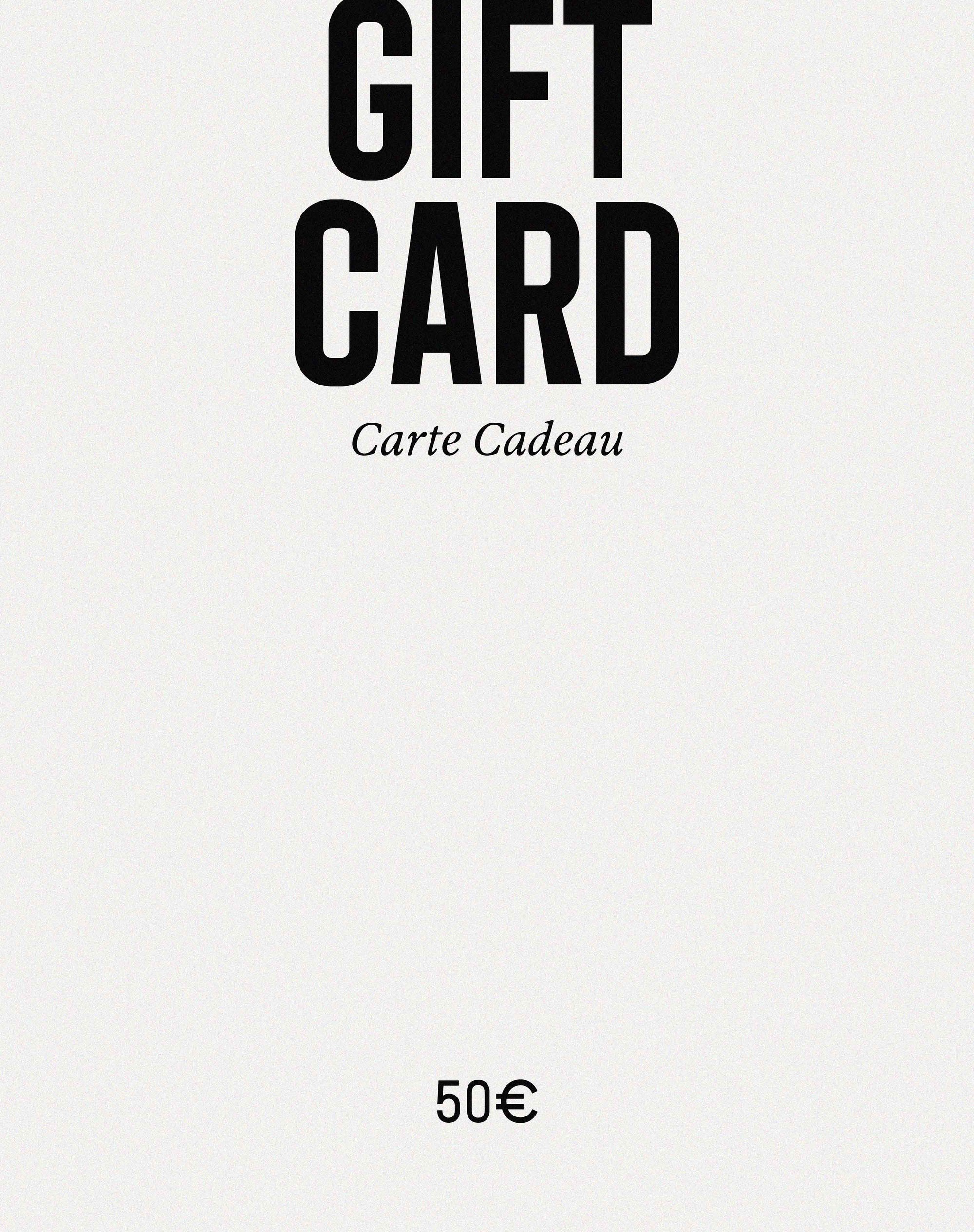 Carte Cadeau