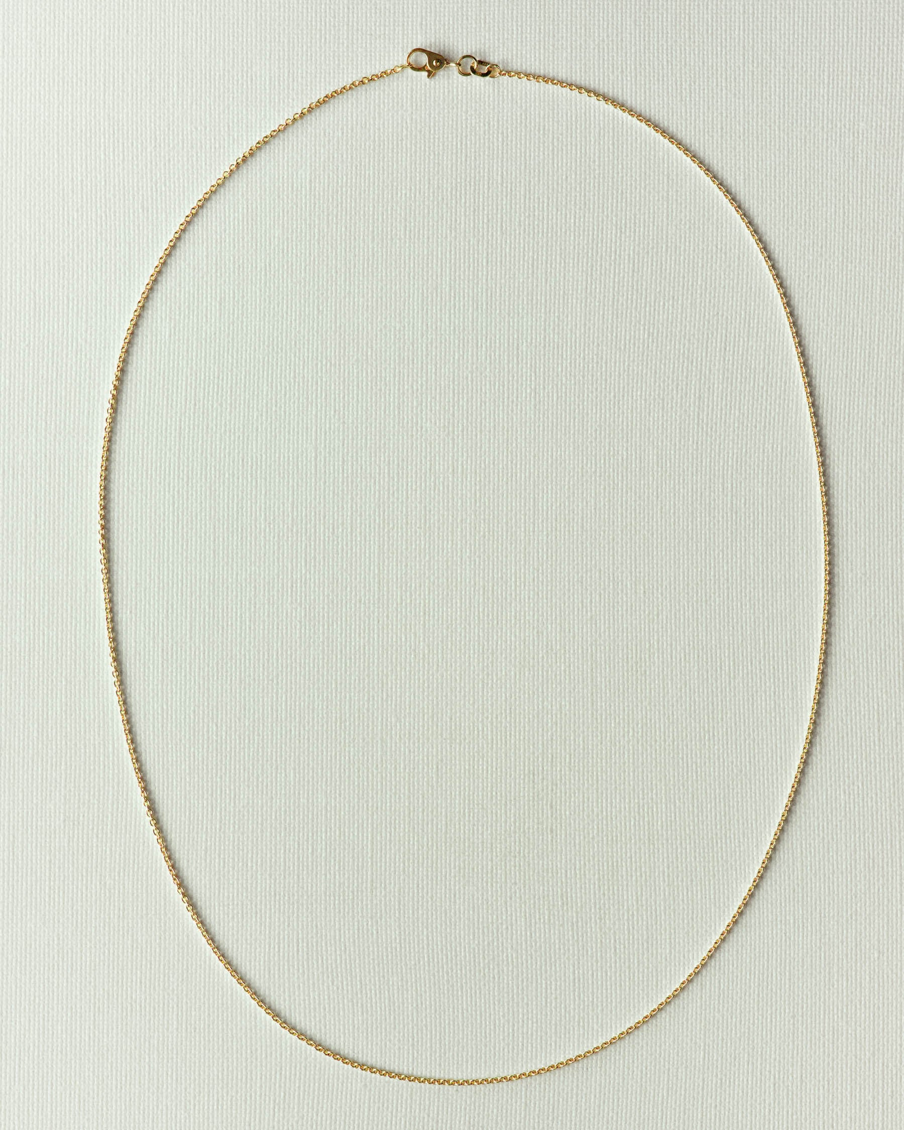 Fine trace chain necklace