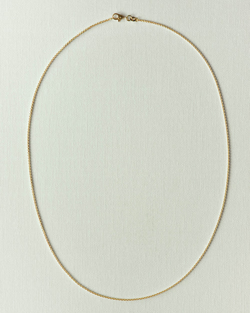 Fine trace chain necklace