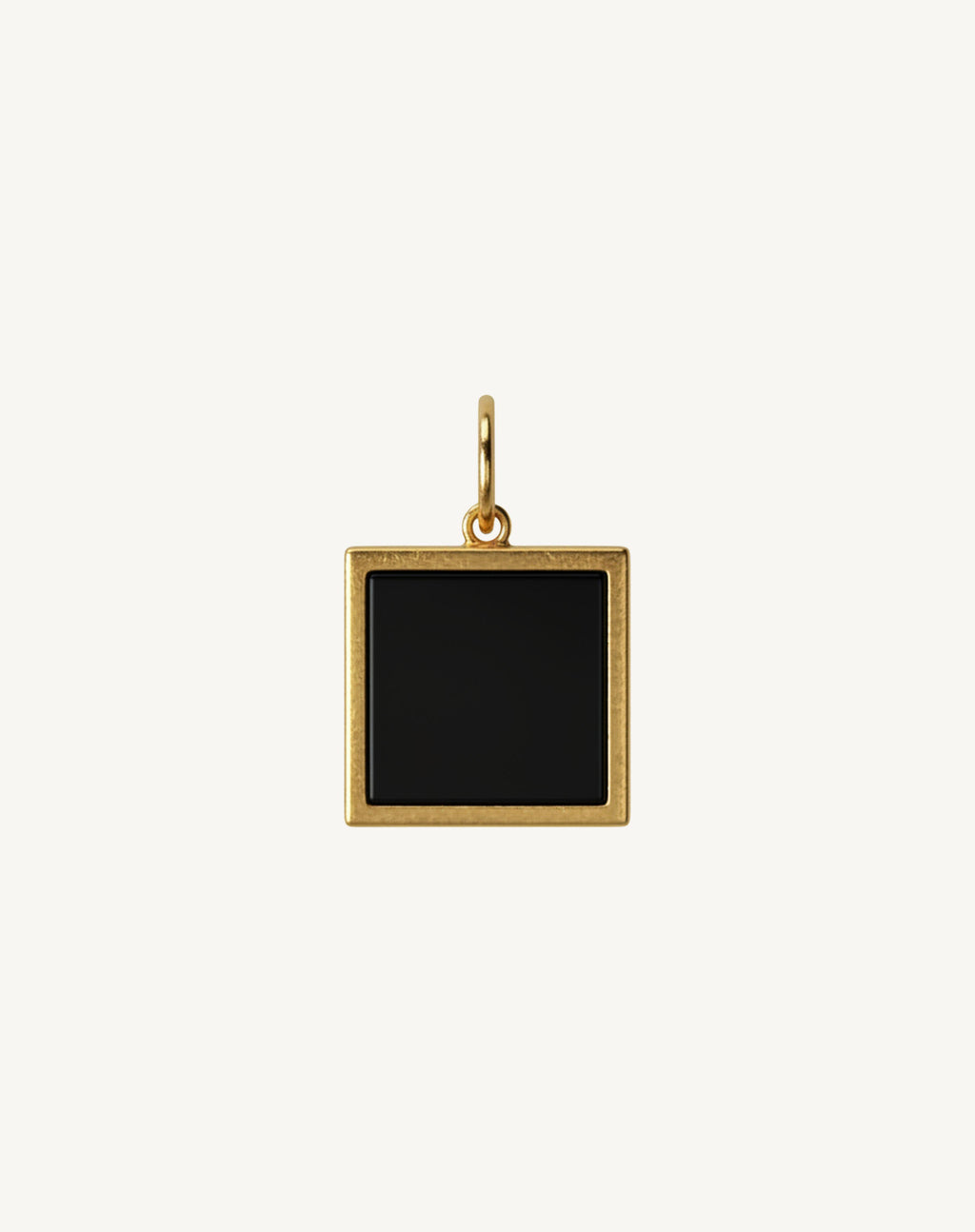 Square stone pendant