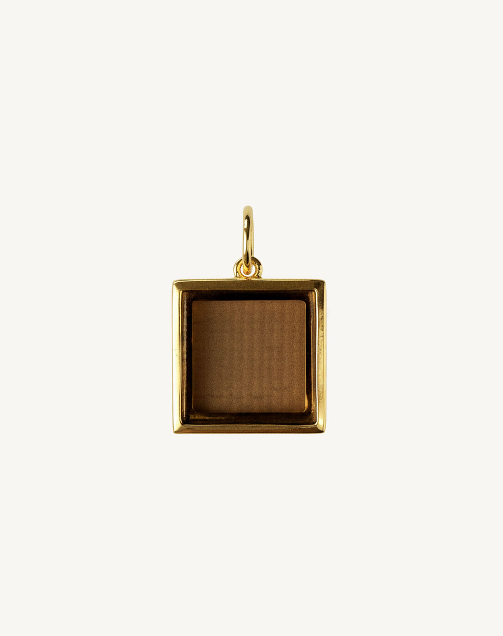 Square stone pendant